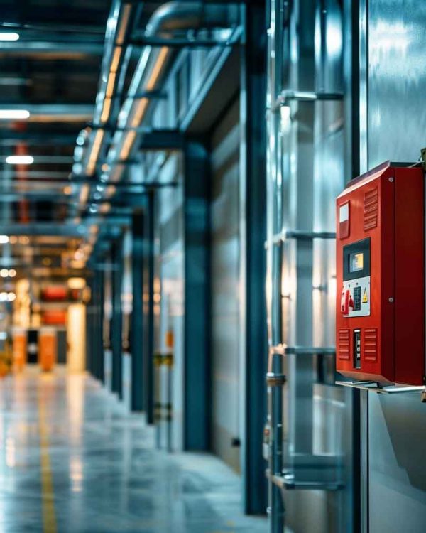 properly functioning industrial fire alarm system after annual fire alarm inspection