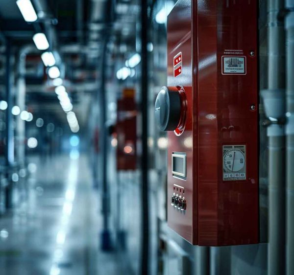 up-to-code industrial fire alarm system after professional fire alarm inspection